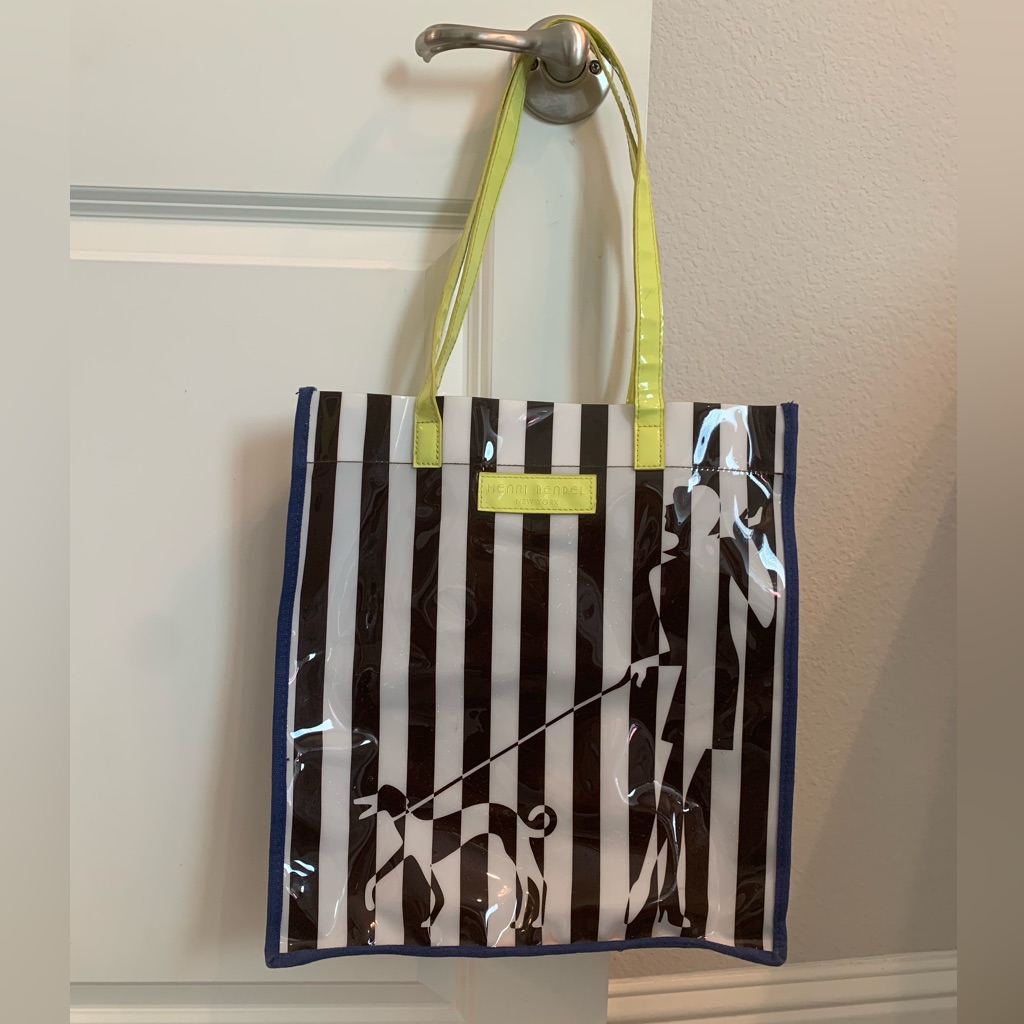 Henri Bendel Ny Plastic & Pvc Canvas Tote